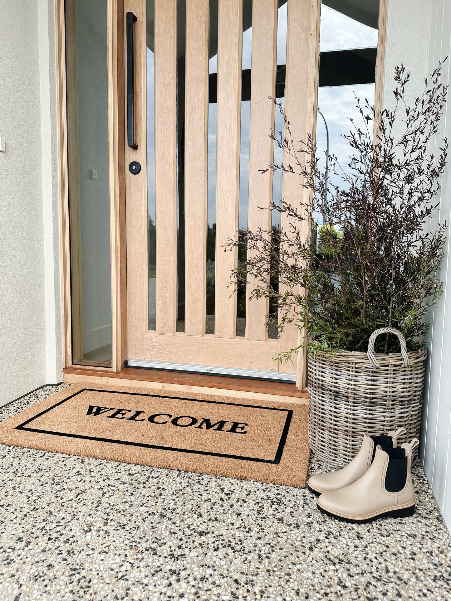 Classic Welcome Doormat Embossed