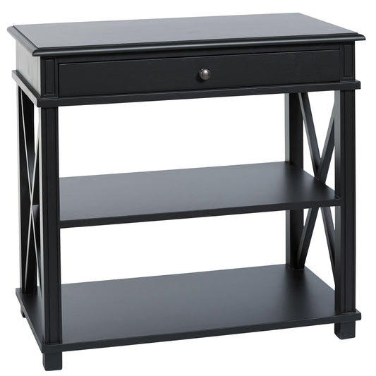 Nova Bedside Table Black