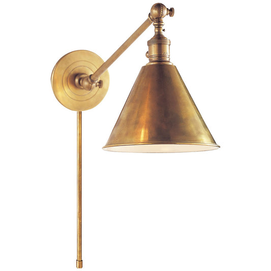 Boston Single Wall Sconce Brass