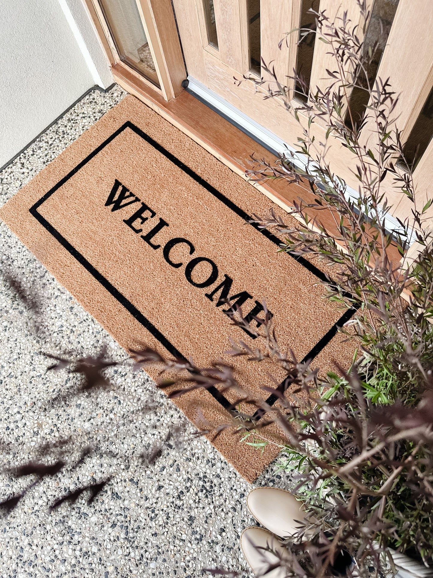 Classic Welcome Doormat Embossed