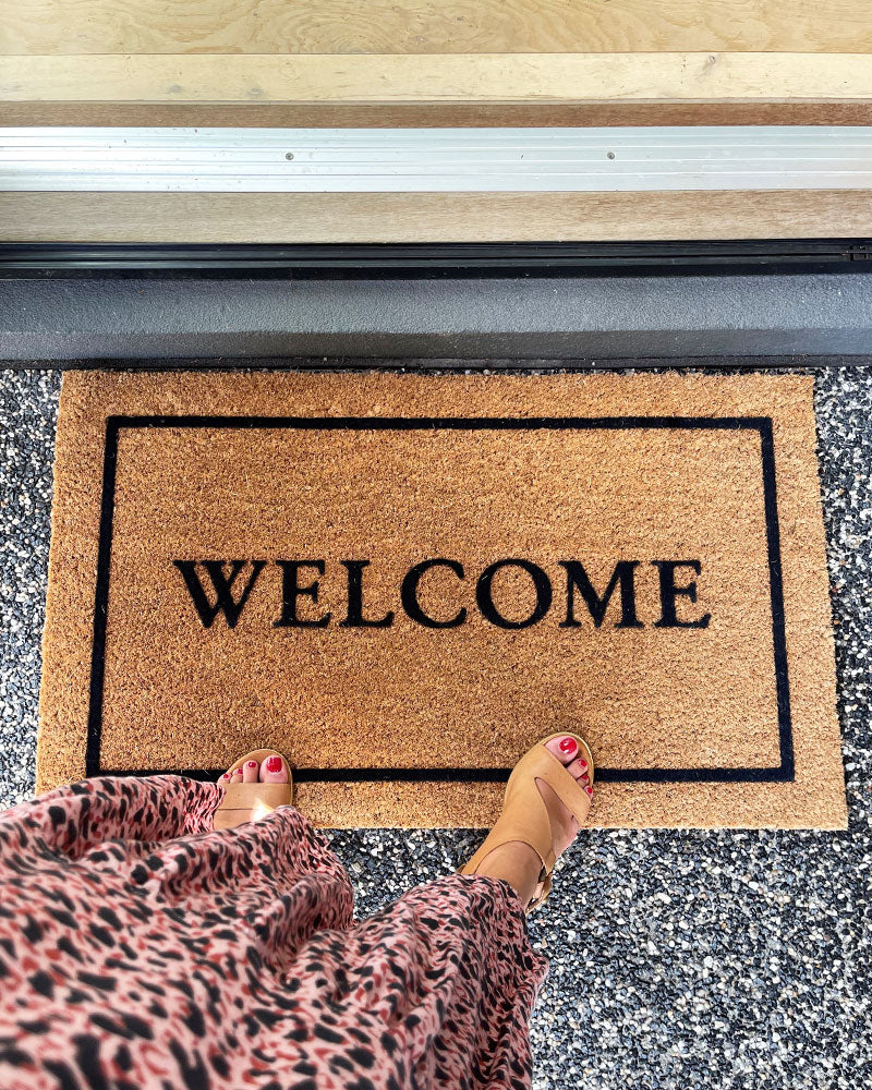 Classic Welcome Doormat Embossed