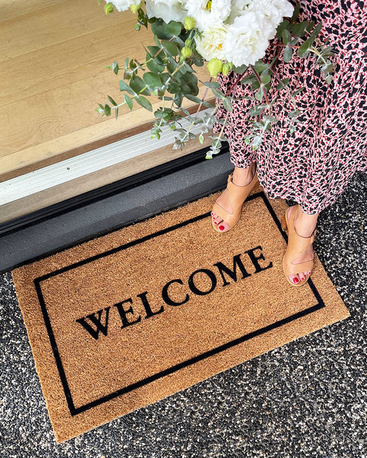 Classic Welcome Doormat Embossed