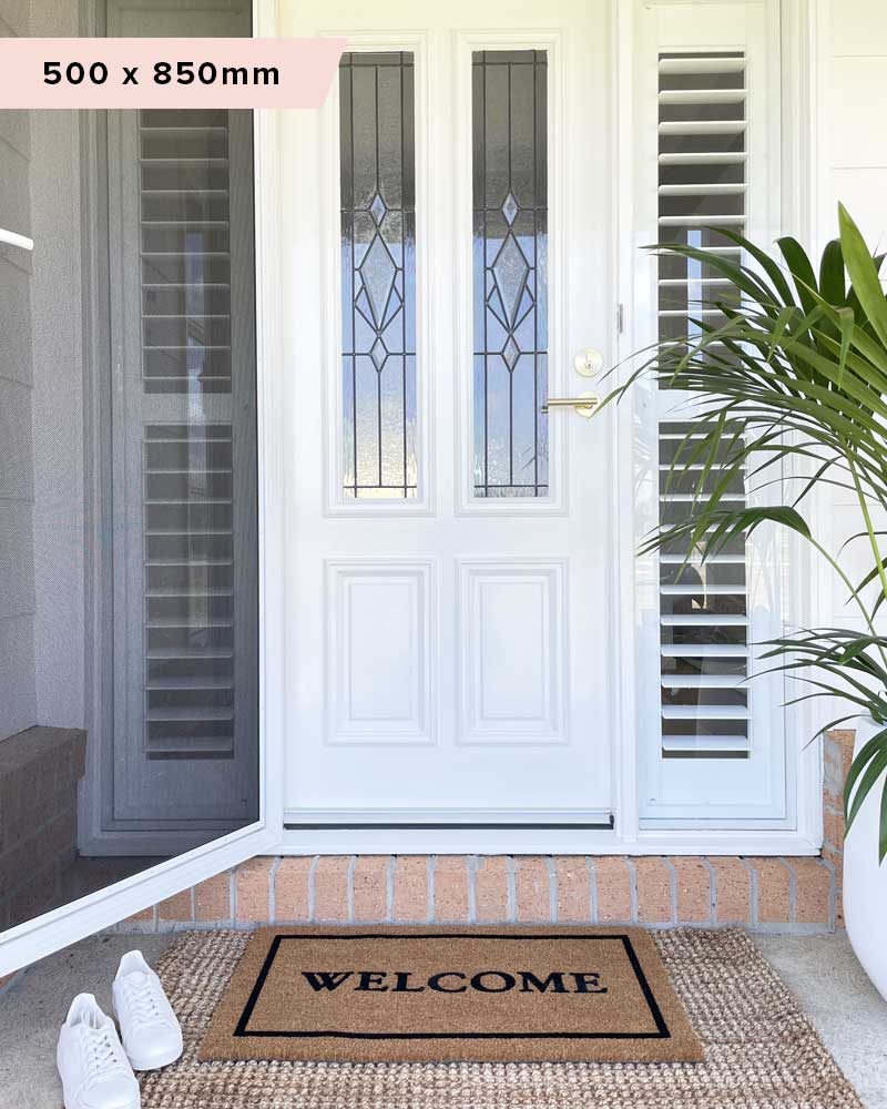 Classic Welcome Doormat Embossed