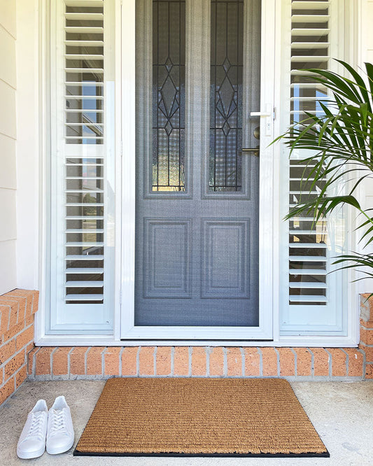 Durable Ribbed Coir Doormat