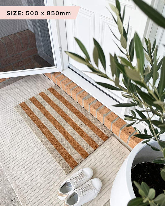 Stripes Sand Doormat