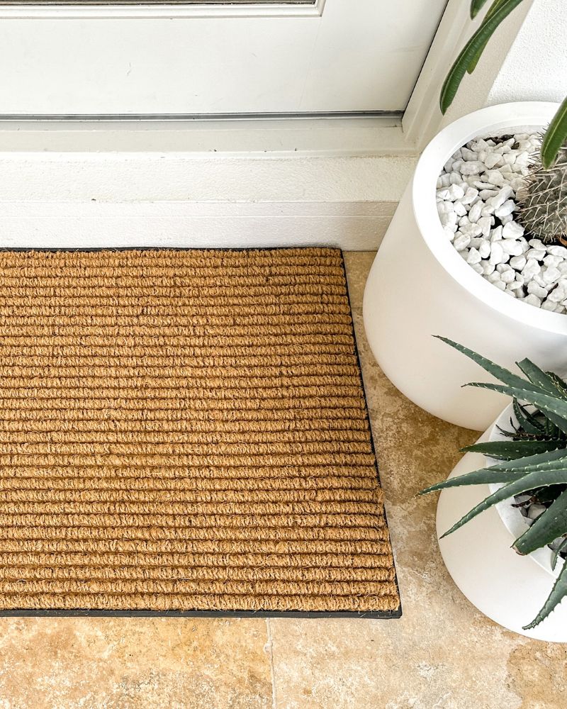 Durable Ribbed Coir Doormat